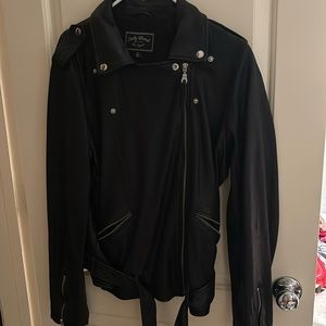Lucky Brand motorcycle leather jacket